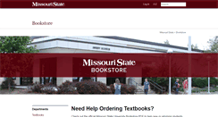 Desktop Screenshot of missouristatebookstore.com
