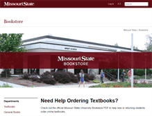 Tablet Screenshot of missouristatebookstore.com